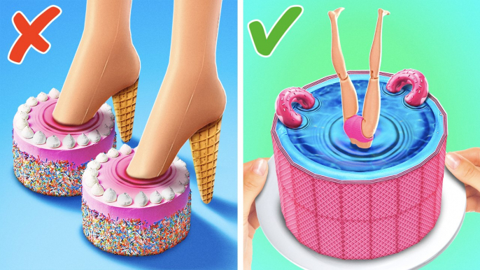 Wow It's A Barbie Pool Cake  *Creative Cake Decorating Ideas and Crafts For Everyone*
