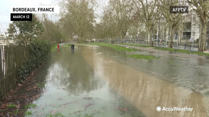 French city flooded by high tides