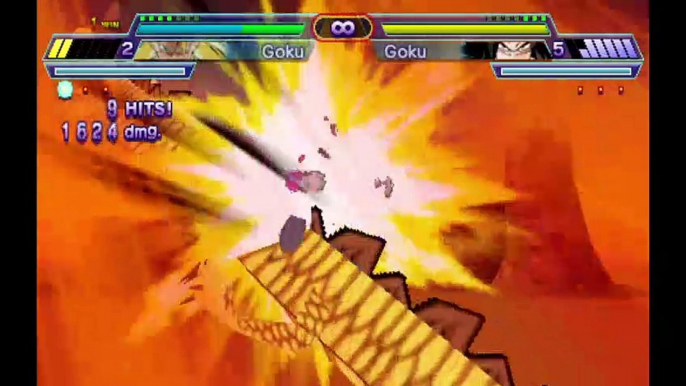 Dragon Ball Z: Shin Budokai 2 MOD HEROES - Goku UI VS Goku SS4LB #dbs #dbh #dbgt RJ ANDA