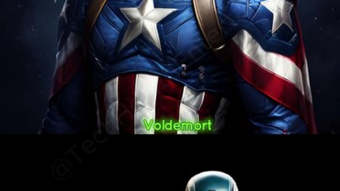 Marvel and DC Superheroes as Harry Potter Villain Voldemort Versions #marvel #dc #superhero