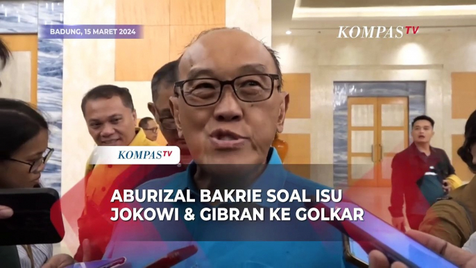 Komentar Aburizal Bakrie soal Isu Jokowi dan Gibran Gabung Golkar, Ungkap Syarat Jika Maju Ketum