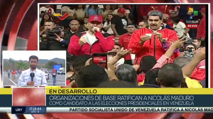 Ciudadanos reiteran su apoyo al Jefe de Estado Nicolás Maduro para las próximas elecciones presidenciales