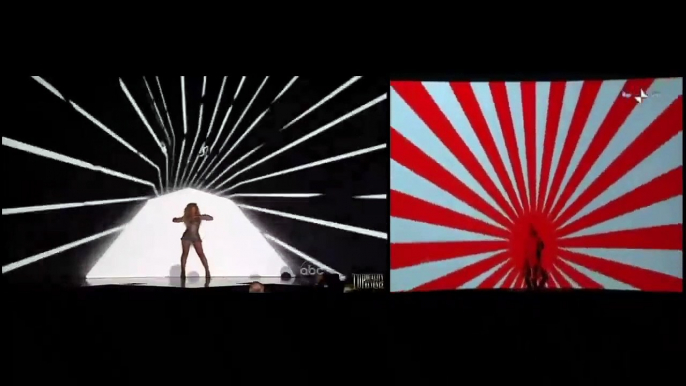 Beyonce copies Lorella Cuccarini Billboard Awards 2011