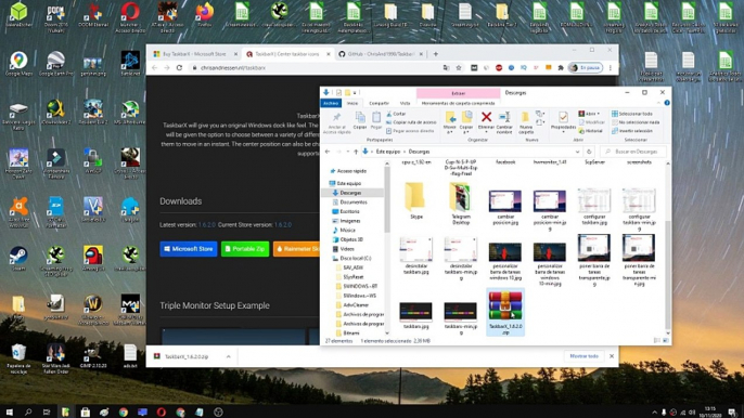 ⚙️ TASKBARX HERRAMIENTA para PERSONALIZAR la BARRA de TAREAS en WINDOWS 10