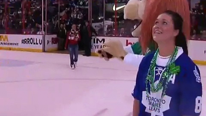 Woman Proposes To Her Girlfriend At A Hockey Game