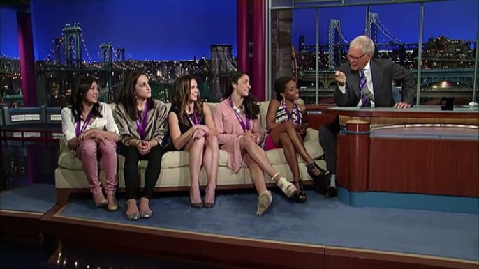 McKayla Maroney In Late Night With David Letterman Not Impressed By David Letterman
