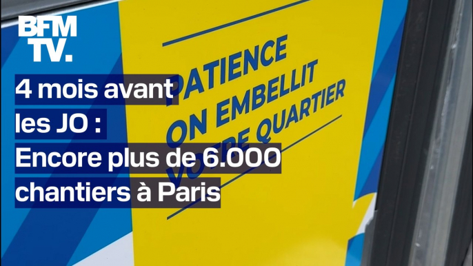 TANGUY DE BFM - À 4 mois des JO, plus de 6.000 chantiers toujours en cours à Paris