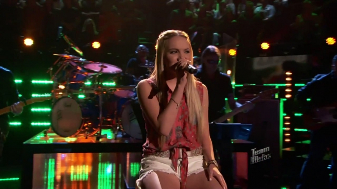 The Voice USA 2013  Danielle Bradbery performs Heads Carolina Tails California