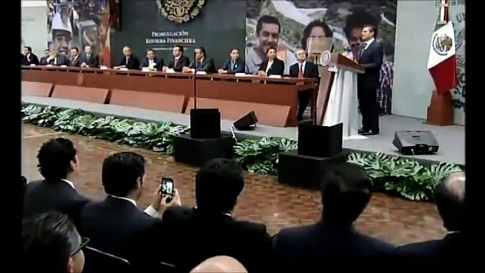 Presidente Peña Nieto promulga la Reforma Financiera 912014