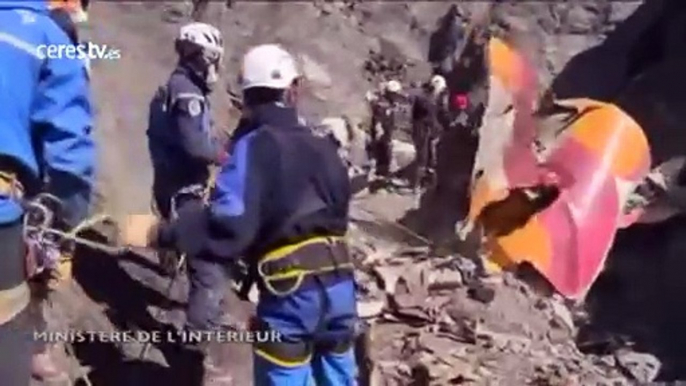 Encuentran la segunda caja negra del A320 de Germanwings en los Alpes franceses