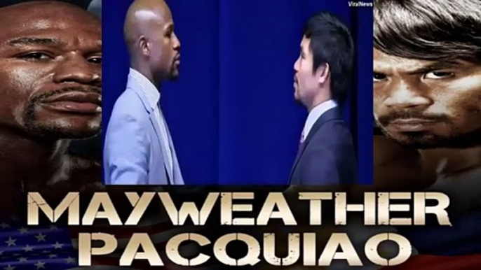 Floyd Mayweather vs. Manny Pacquiao cara a cara en Los Angeles