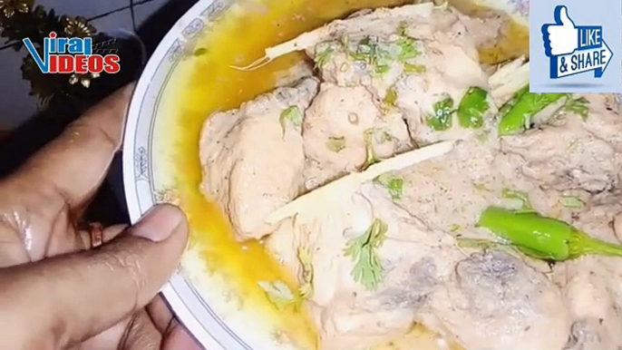 Chicken White Karahi Recipe in Urdu | Viral Videos