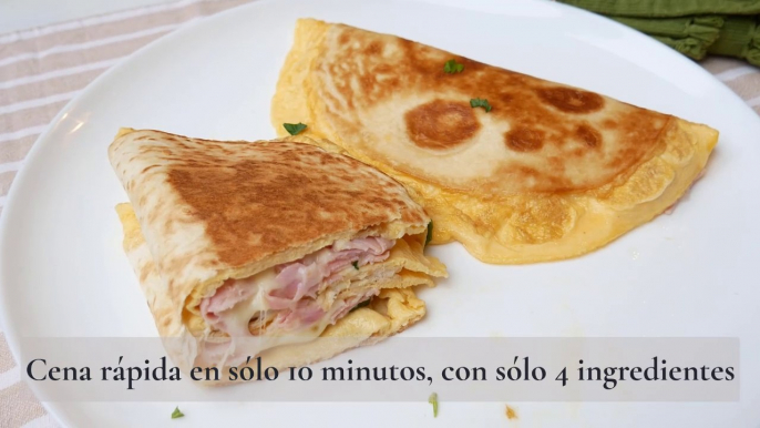 Cena rápida con 4 ingredientes en 10 minutos