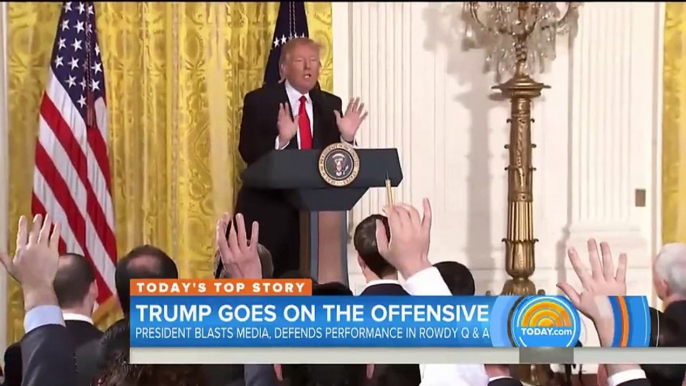 President Donald Trump Blasts Media, Defends Record At Press Conference