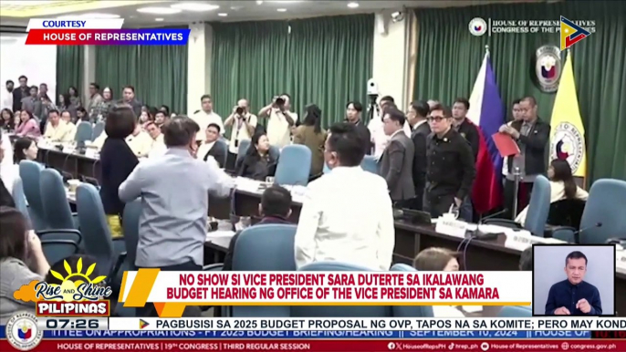 Punto de Vista: No show si Vice President Sara Duterte sa ikalawang budget hearing ng Office of the Vice President sa Kamara