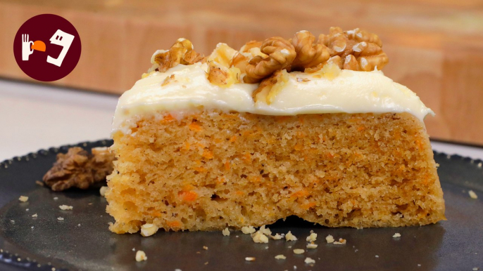 Receta de pastel de Zanahoria  en MICROONDAS más fácil y rico en 10 minutos