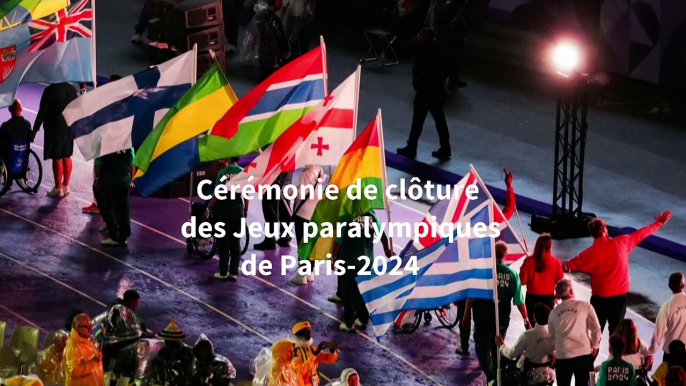 Paris-2024: les temps forts de la cérémonie de clôture des Jeux paralympiques en photos