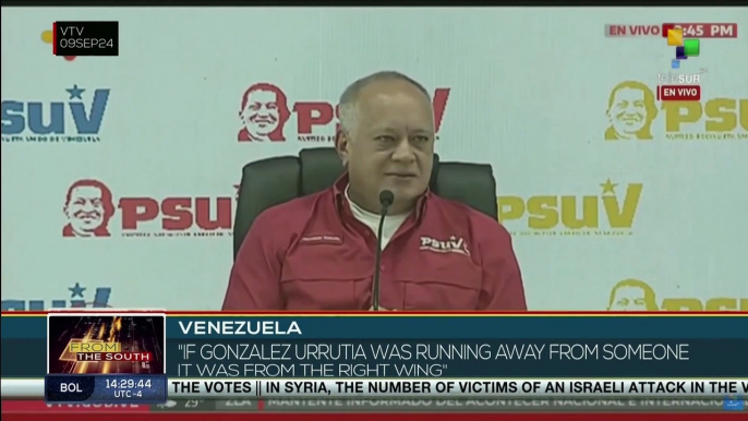 Diosdado Cabello: Edmundo Gonzalez left because he knew he was not going to win