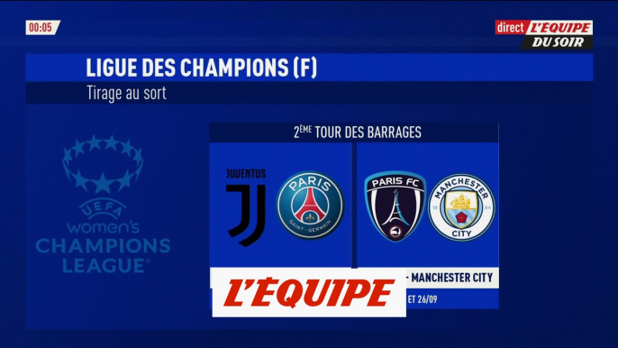 Tirage corsé pour les clubs français au 2e tour des barrages - Foot - Ligue des champions (F)