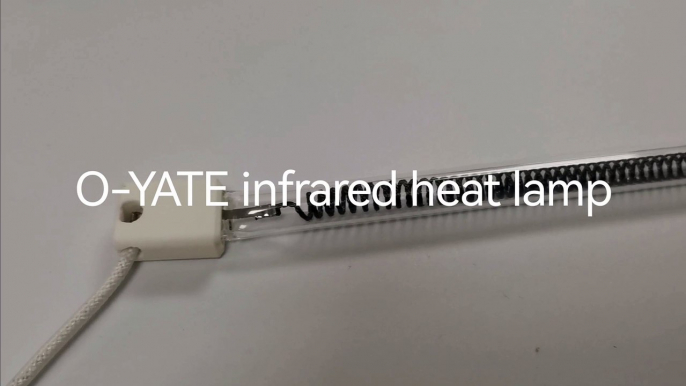 1000w Infrared Quartz Heat Lamp for PET Blowing Machines 1000w Infrared Quartz Heating Element with Half White Reflection 1000w infrared tubes 1000w IR heat lamp