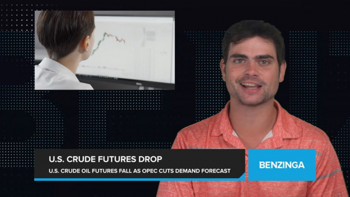 U.S. Crude Oil Futures Drop as OPEC Lowers Demand Forecast