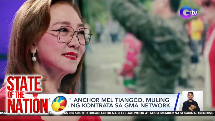 "24 Oras" anchor Mel Tiangco, muling pumirma ng kontrata sa GMA Network | SONA