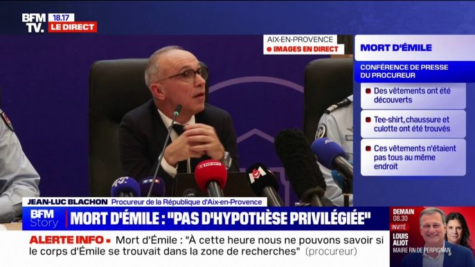 Mort d'Émile: "Le cadre d'enquête est toujours le même", indique le procureur de la République d'Aix-en-Provence