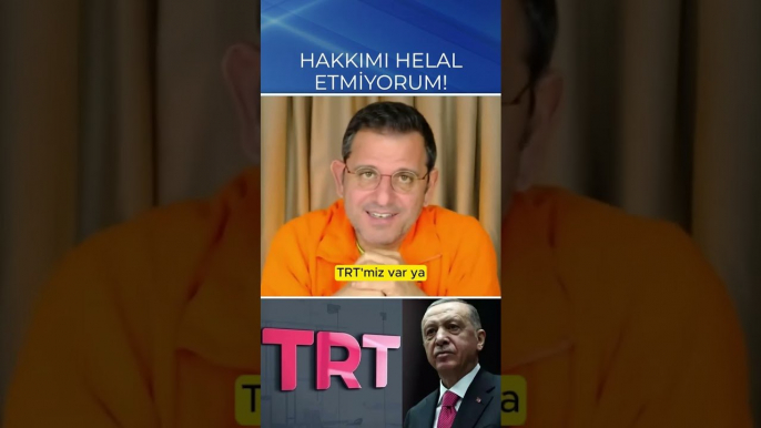 TRT’YE HAKKIMI HELAL ETMİYORUM! #shorts