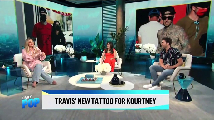 Travis Barker se tatúa el nombre de Kourtney Kardashian