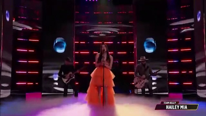 The Voice Live Finale 2021 - Hailey Mia interpreta tema de Billie Eilish "idontwannabeyouanymore"