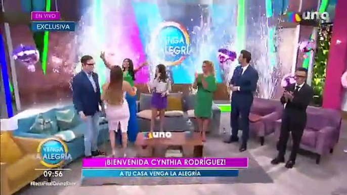 #VLA: Así se despidió Cynthia de Venga la Alegría. ¡Nos cuenta sus planes!