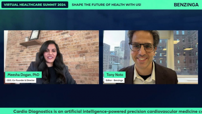 Cardio Diagnostics Discusses Precision Medicine, AI Tech, Scalability, Partnerships & Patent Advancements At Benzinga's Virtual Healthcare Summit