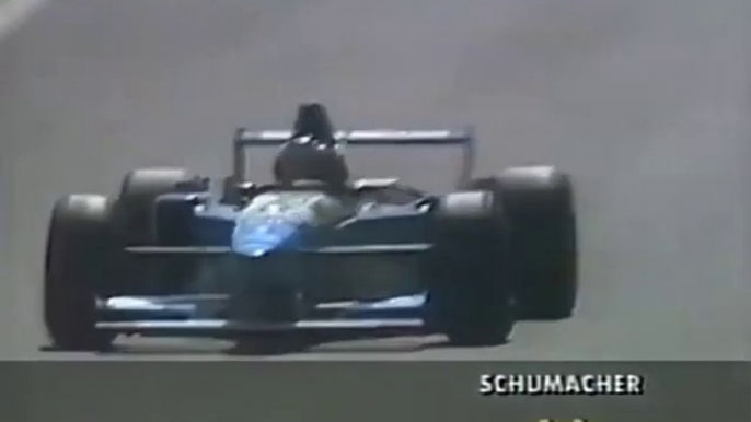 F1 – Michael Schumacher (Benetton Renault V10) lap in qualifying – Italy 1995