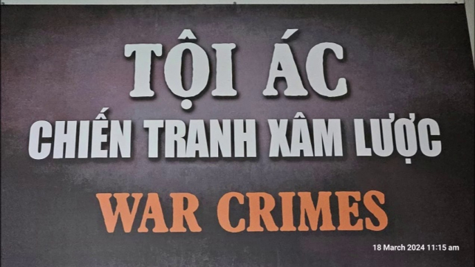 War Crimes Exhibits - War Remnants Museum, Ho Chi Minh City, Vietnam