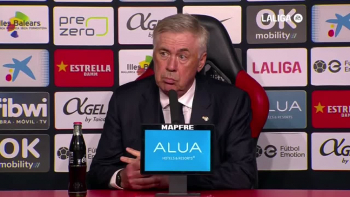 Rueda de prensa de Carlo Ancelotti, Real Mallorca vs. Real Madrid