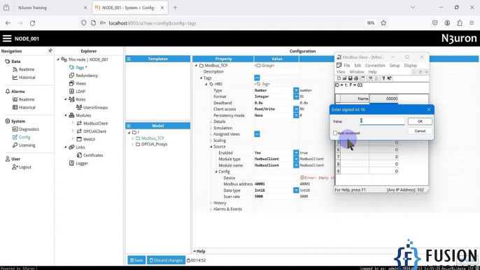 How to Setup Modbus TCP Client in N3uron for Data Acquisition from Modbus TCP Device | IoT | SCADA |