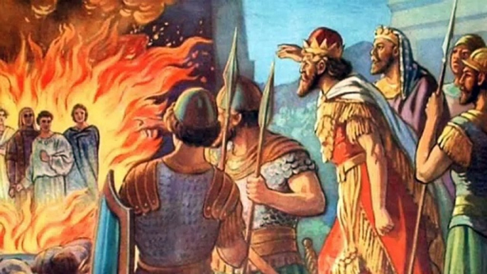 Shadrach, Meshach, and Abednego.