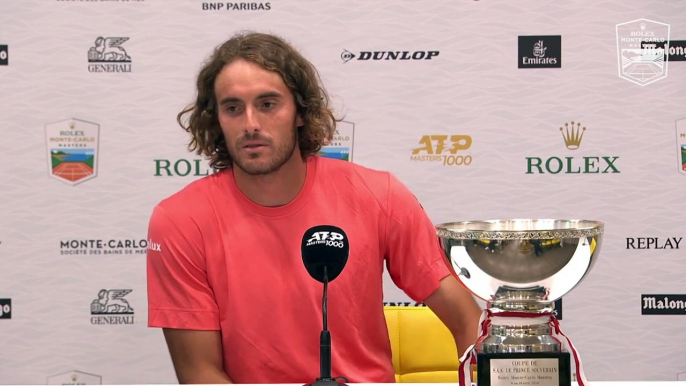 ATP - Monte-Carlo 2024 - Stefanos Tsitsipas : "Je le voulais vraiment ce triplé... "