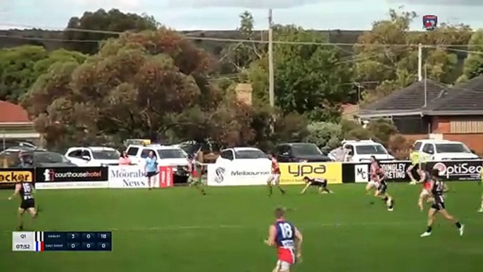 BFNL 2024 round 1: Darley v East Point - Brett Bewley 1st quarter highlights - The Courier - April 13, 2024