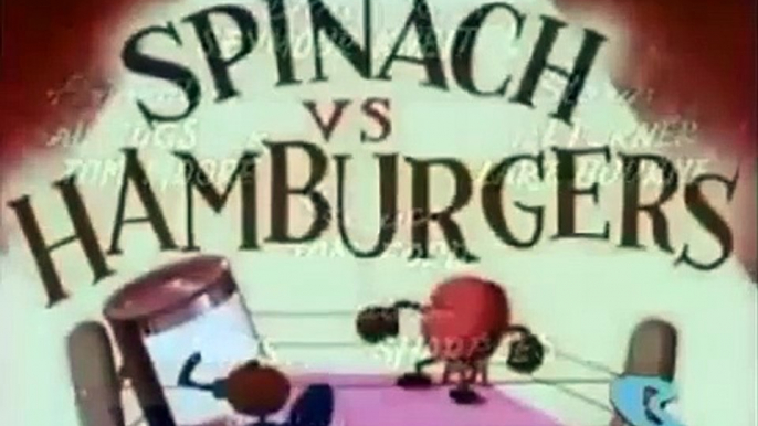 Popeye The Sailor Man - Spinach vs Hamburgers  Cartoon Classic Full  Popeye Cartoon