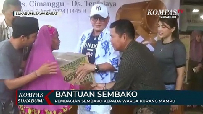 Sebilan Ratus Paket Sembako Dibagikan Kepada Warga Kurang Mampu