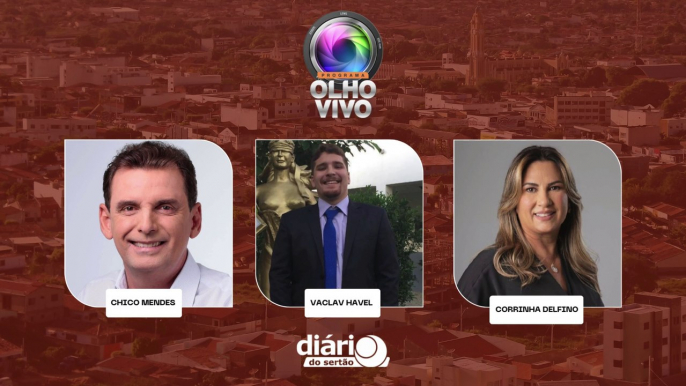 Olho Vivo da TV e Rede Diário do Sertão realiza rodada de entrevista com os pré-candidatos a prefeito de Cajazeiras