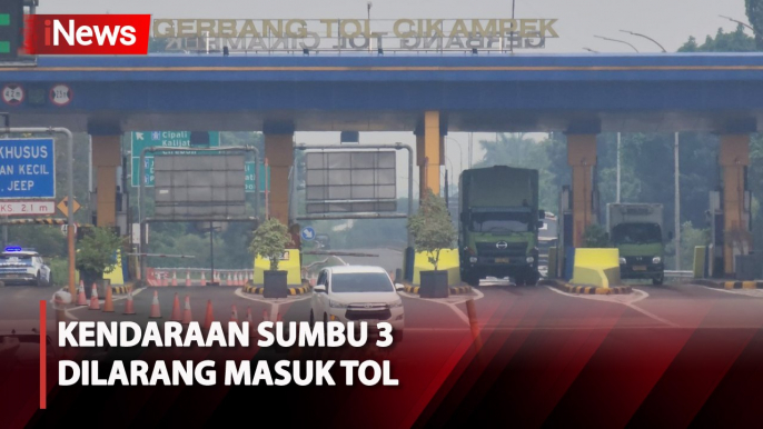 Sukseskan Arus Mudik, Kendaraan Sumbu 3 Lebih Mulai Dilarang Masuk Tol Cikampek