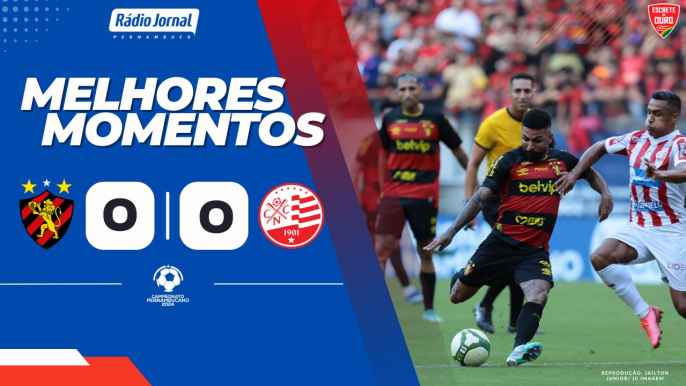 Campeonato Pernambucano Sport 0 x 0 Náutico | Melhores Momentos | 06/04/2024