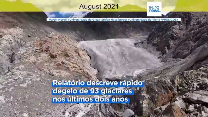 Alterações climáticas: glaciares austríacos em risco de desaparecer nos próximos 45 anos