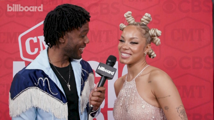 Tanner Adell Congratulates Beyoncé on 'Cowboy Carter' Debut At No. 1 on The Billboard 200 | CMT Awards 2024