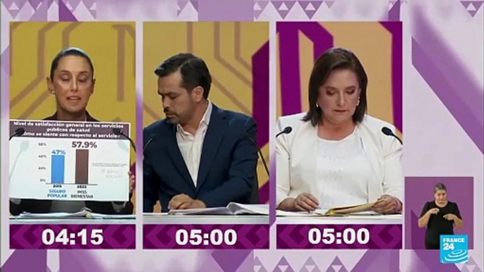 Más acusaciones que propuestas: así se vivió el primer debate por las presidenciales mexicanas 2024