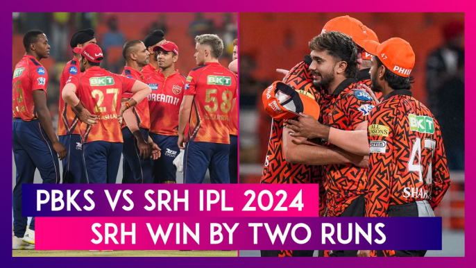 PBKS vs SRH IPL 2024 Stat Highlights: Nitish Kumar Reddy Leads Sunrisers Hyderabad To Narrow Win