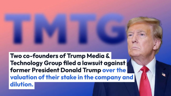 Trump's Public Media Company Has 6-Month Share Lockup, And Its Co-Founders Are Suing So They Can Sell Stock Faster