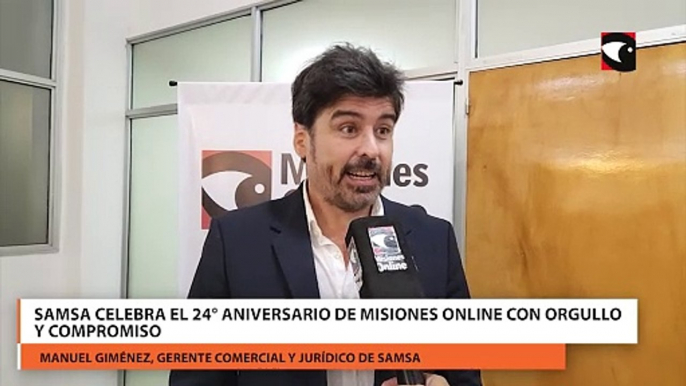 Samsa celebra el 24° Aniversario de Misiones Online con orgullo y compromiso